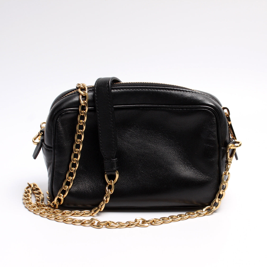 Prada 1BH166 Nappa Bow Crossbody Clutch Bag