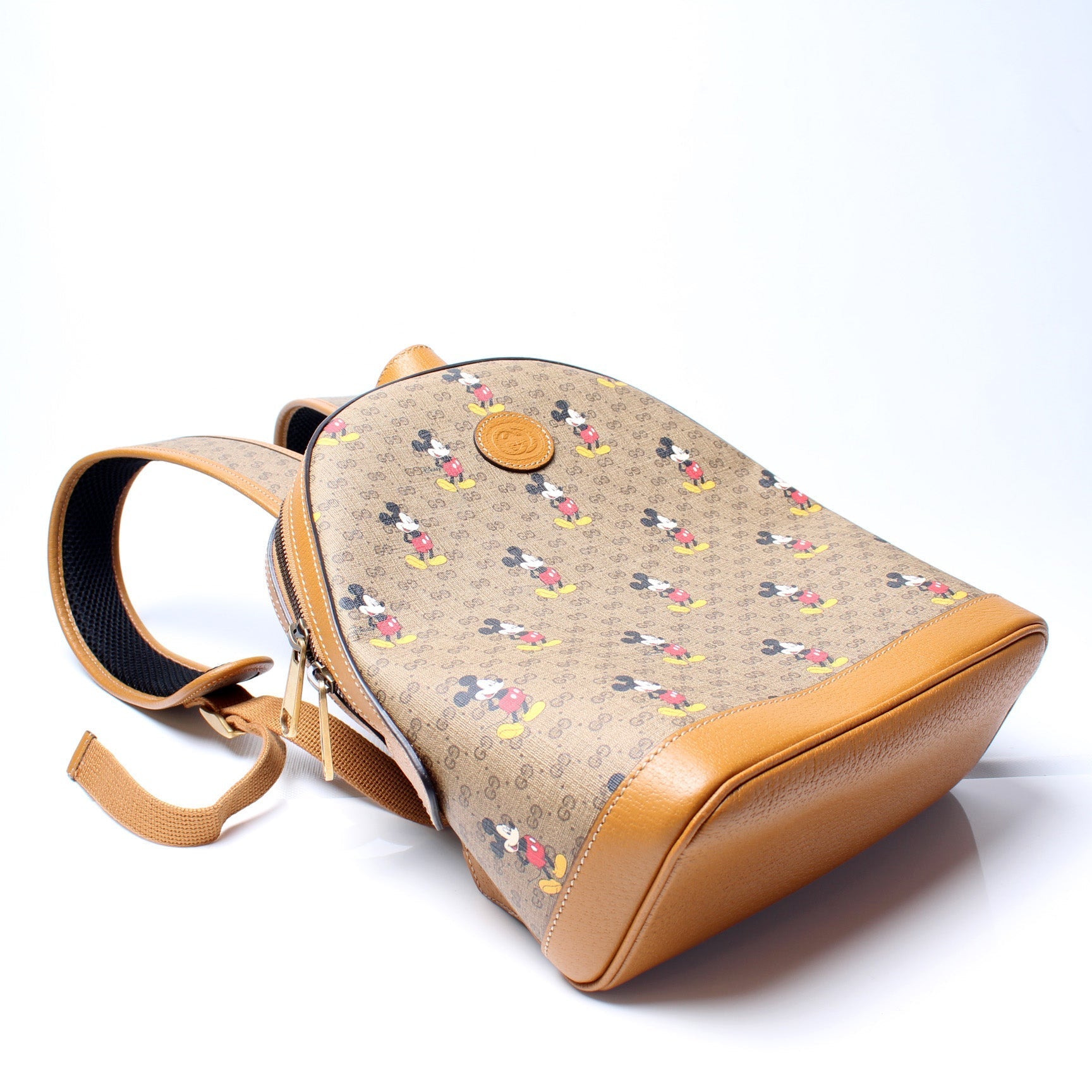 Gucci 552884 Disney X Mickey GG Supreme Backpack Small Bag
