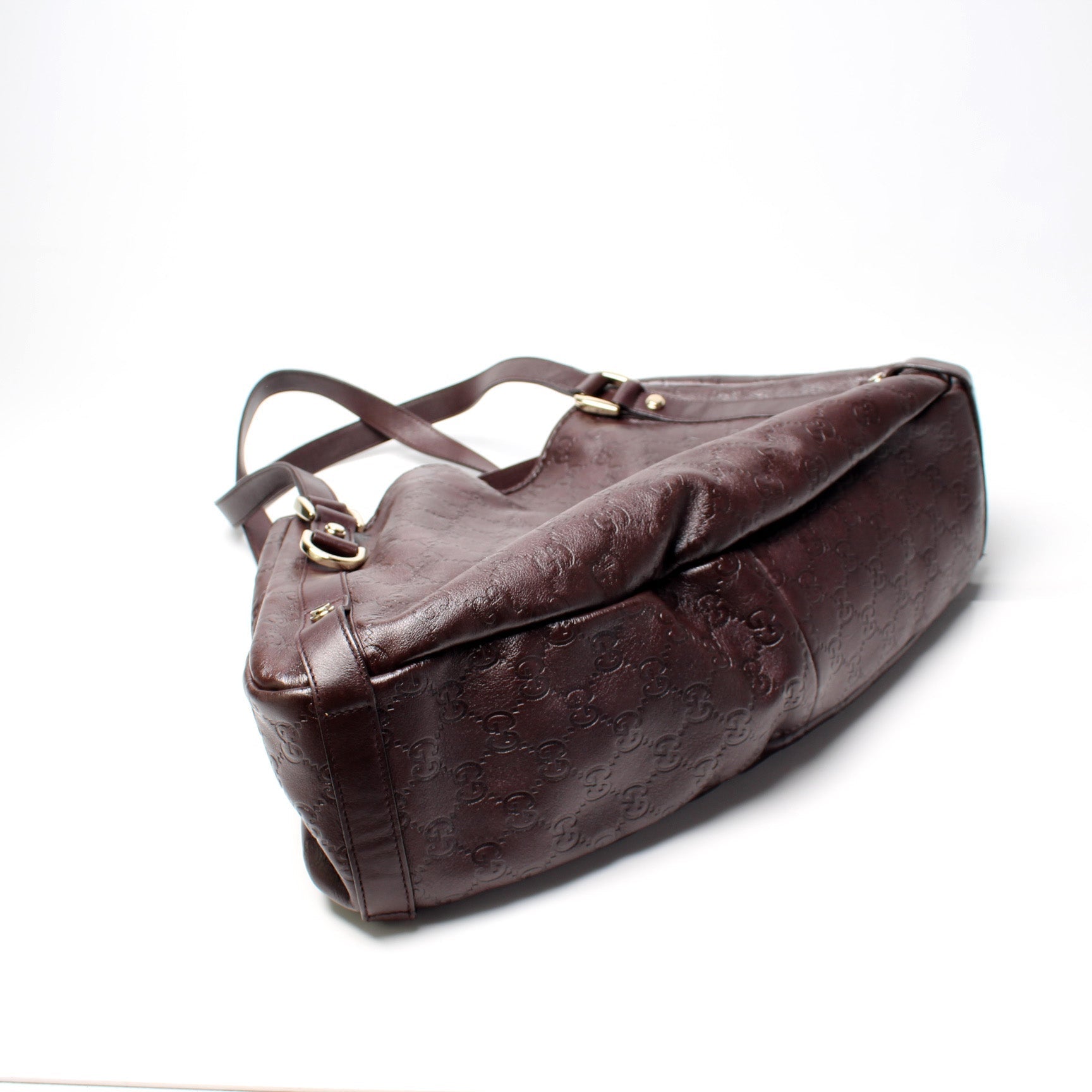 Gucci 130736 Abbey Leather Tote Medium Bag