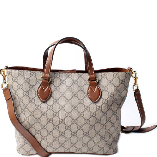 Gucci 473887 GG Supreme Small Tote Bag