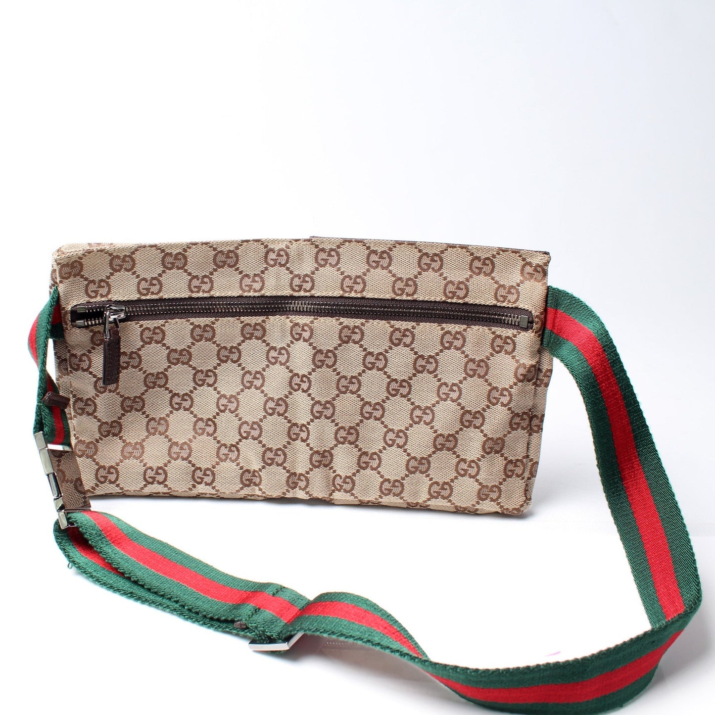 Gucci 28566 GG Canvas Waist Bag