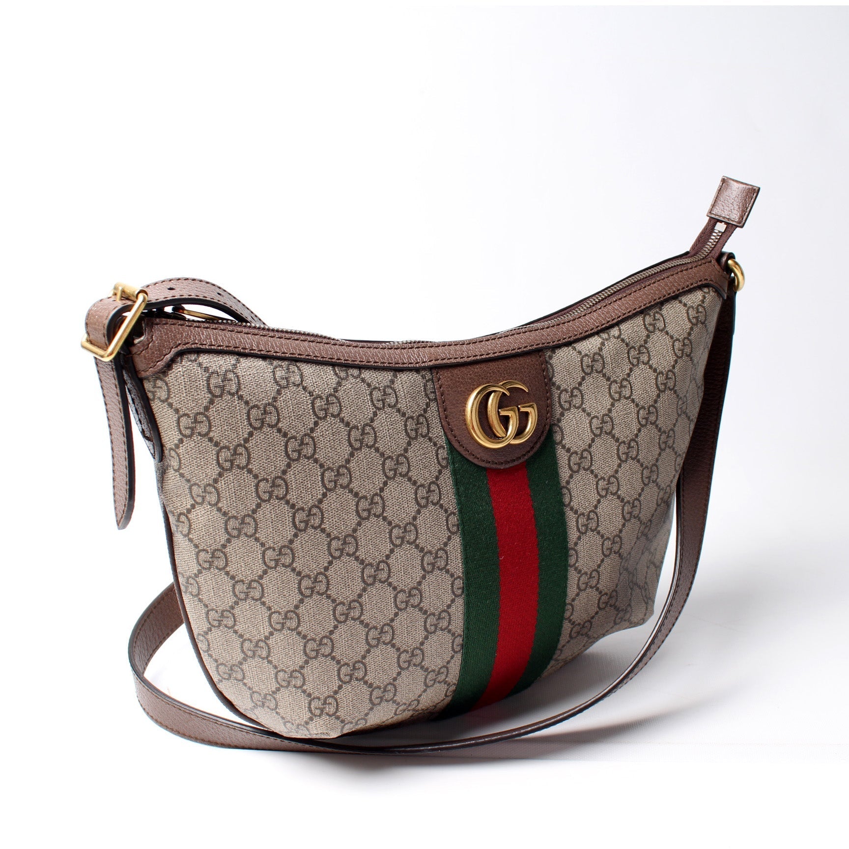 Gucci 598125 Ophidia GG Small Shoulder Canvas Bag
