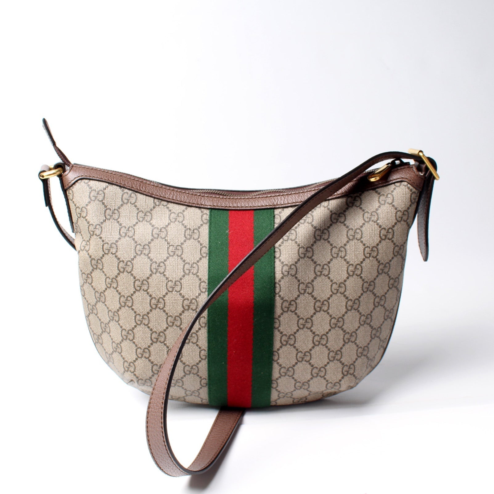 Gucci 598125 Ophidia GG Small Shoulder Canvas Bag