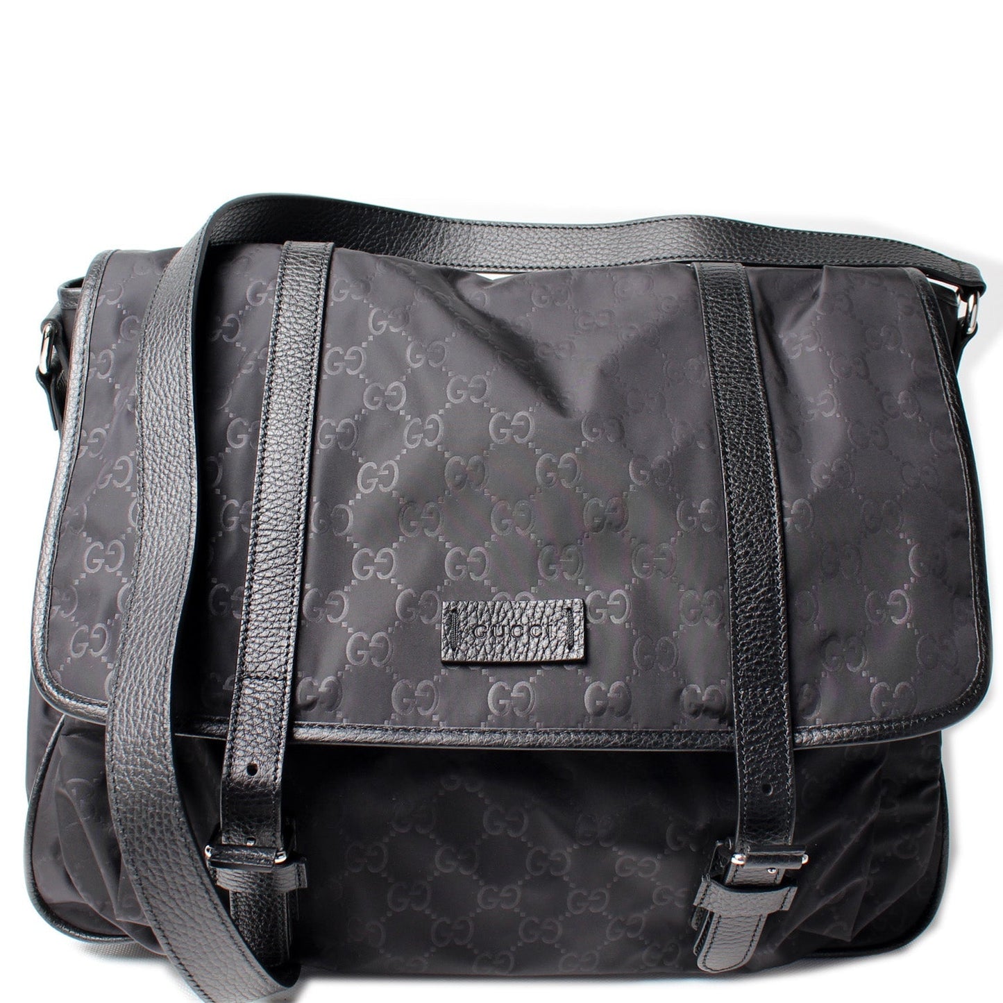 Gucci 510334 GG Nylon Messenger Bag
