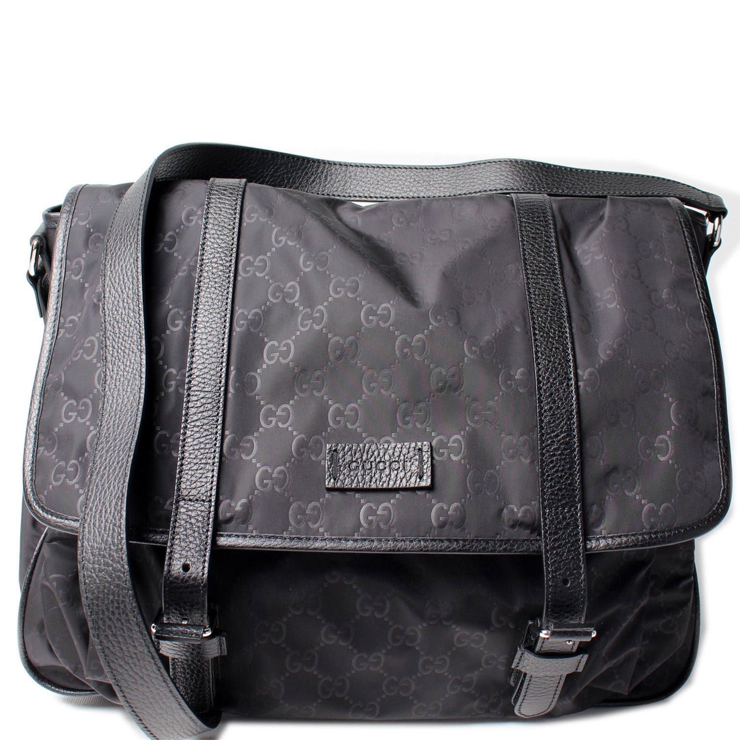 Gucci 510334 GG Nylon Messenger Bag