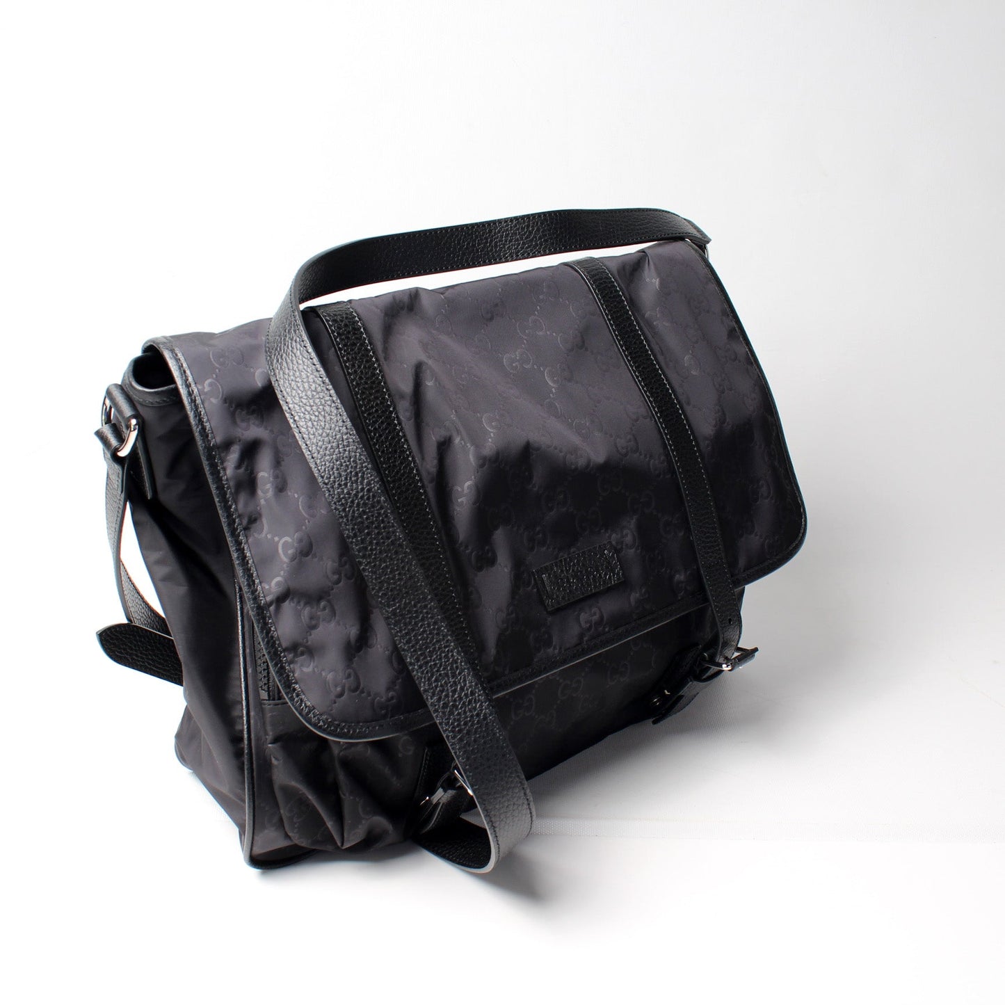 Gucci 510334 GG Nylon Messenger Bag