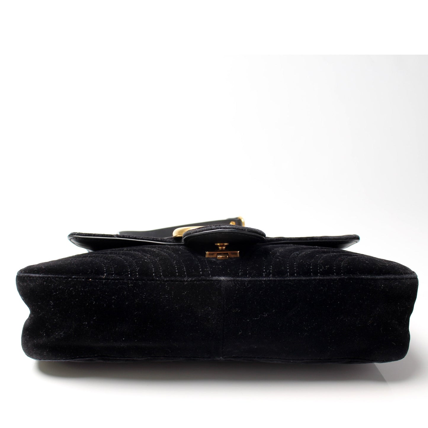 Gucci 443496 Marmont Velvet Shoulder Medium Bag