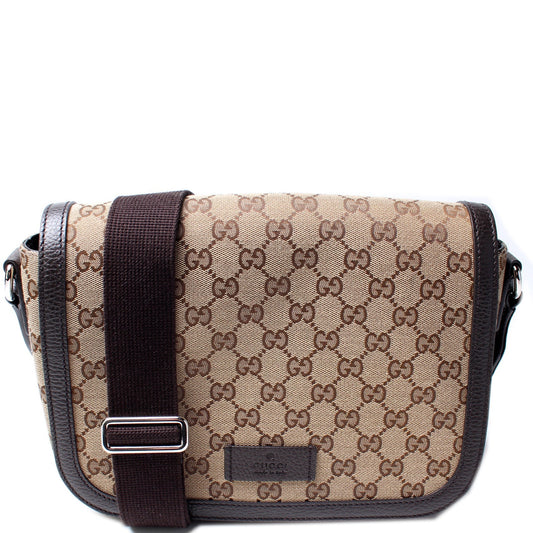 Gucci 449172 GG Canvas Messenger Bag