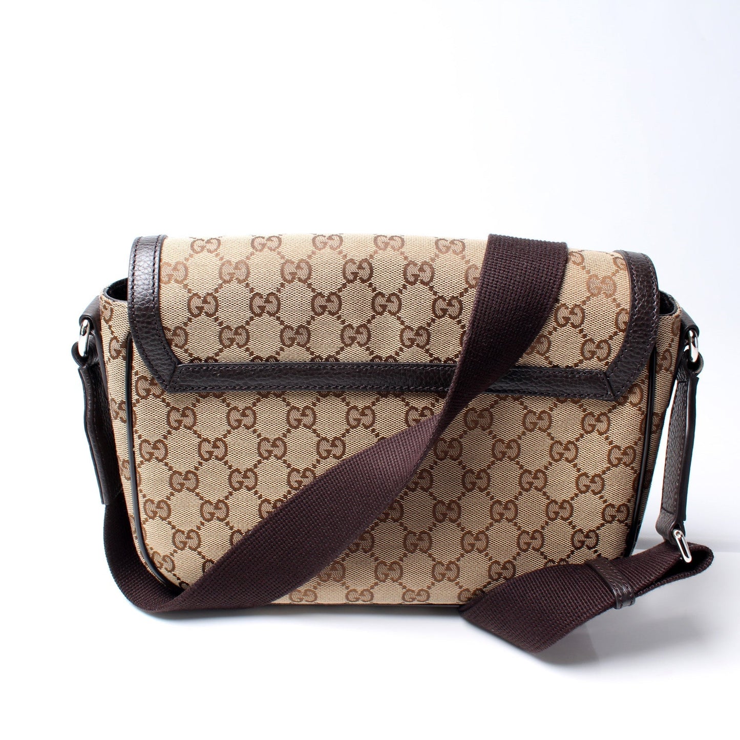 Gucci 449172 GG Canvas Messenger Bag