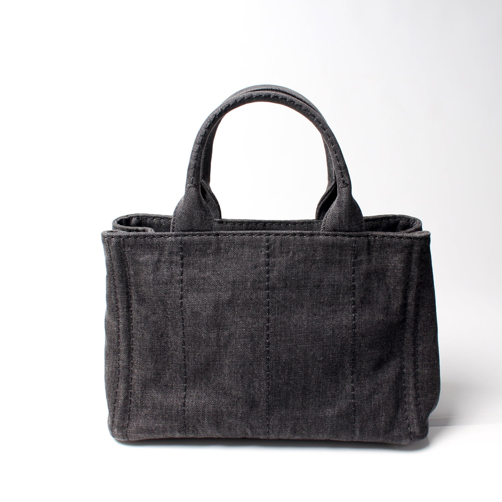 Prada Canapa Canvas Small Tote Bag - Style 3