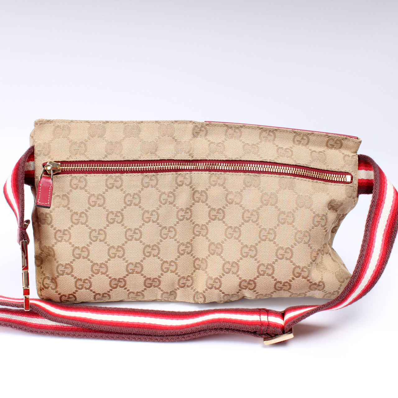 Gucci 28566 GG Canvas Waist Bag
