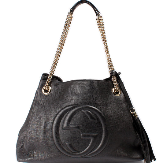 Gucci 308982 Soho Leather Shoulder Medium Bag