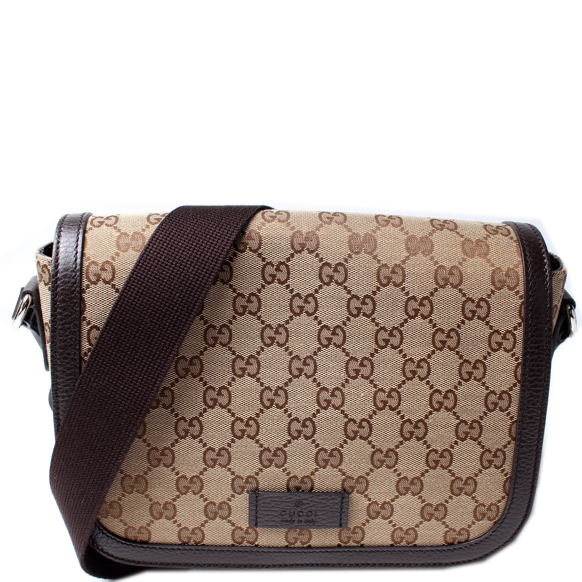 Gucci 449172 GG Canvas Messenger Bag