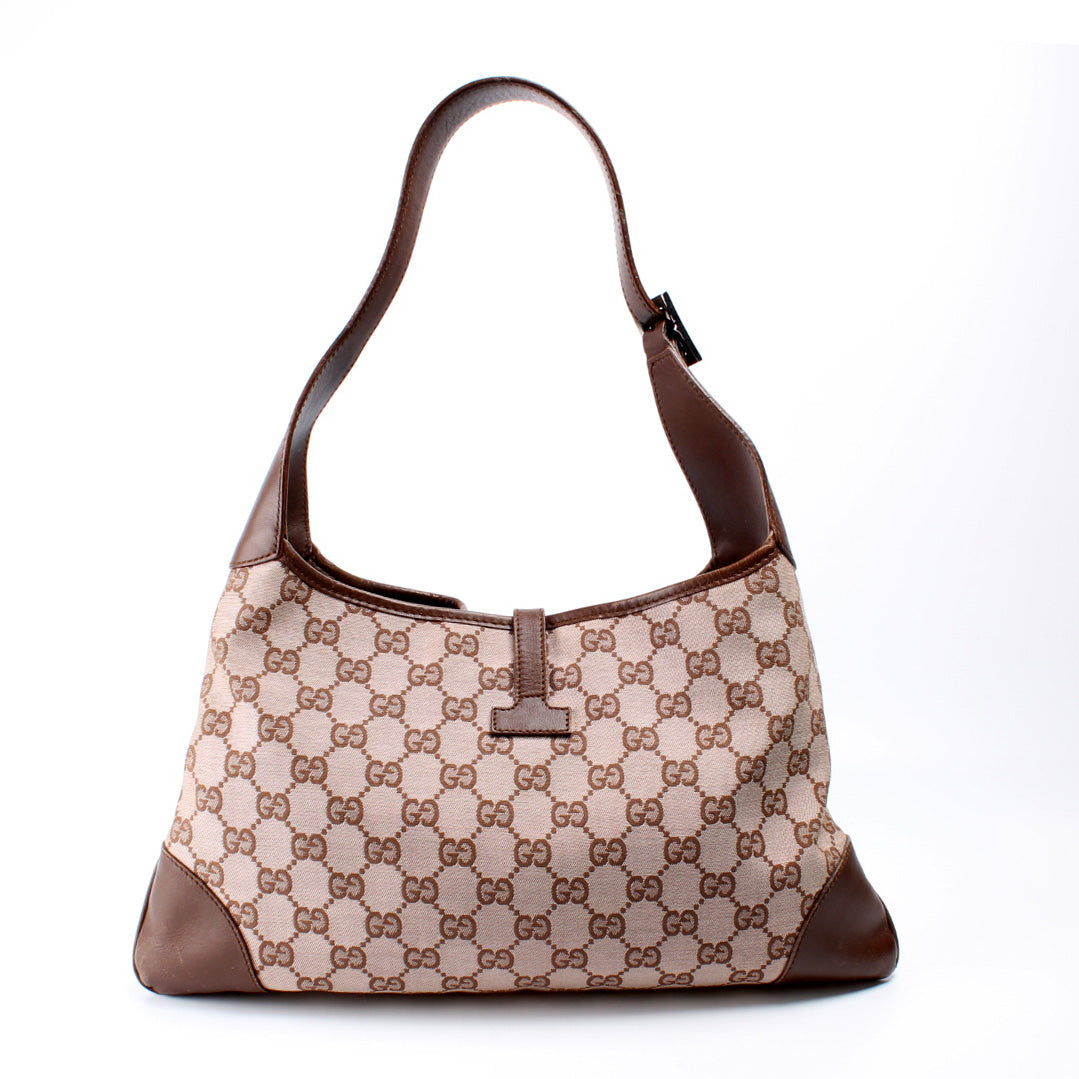 Gucci 001.4057 GG Canvas Hobo Small Bag