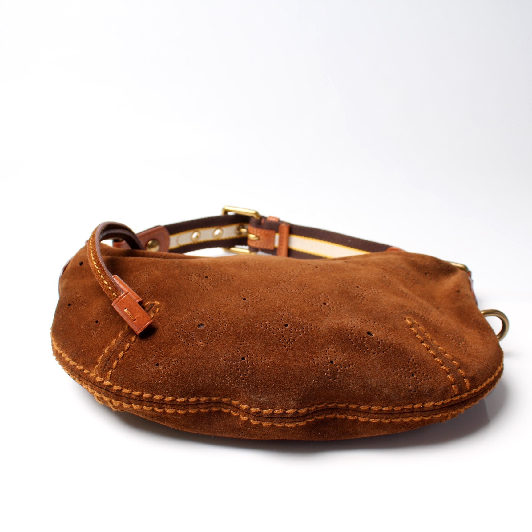 Louis Vuitton Onatah Mini Hobo Suede Mahina
