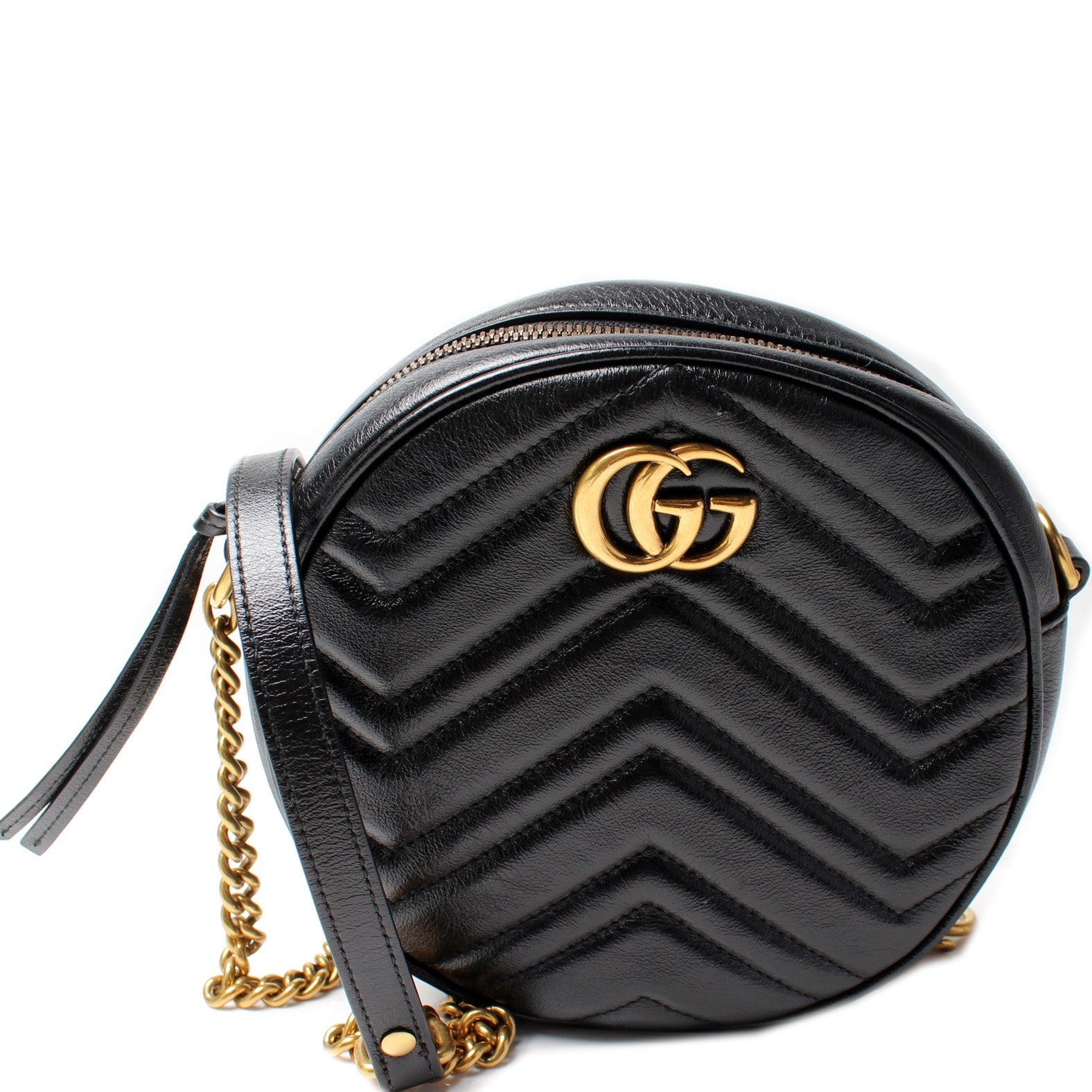 Gucci 550154 Marmont Mini Round Bag