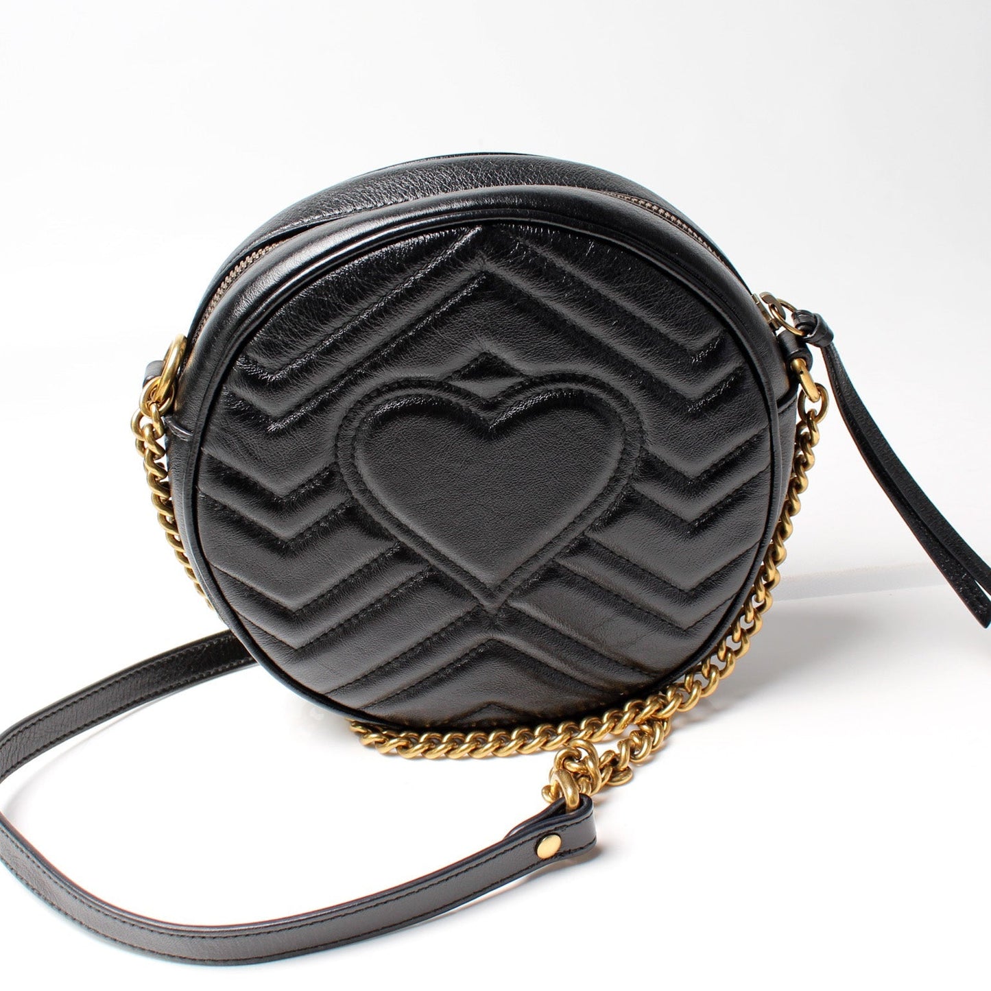 Gucci 550154 Marmont Mini Round Bag