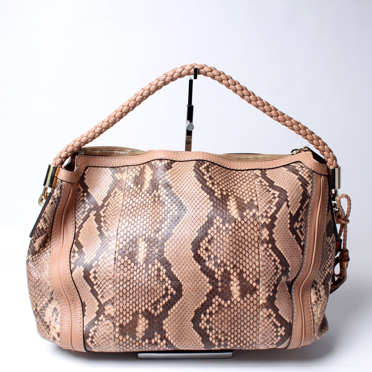 Gucci 269949 Bella Zip Top Snake Bag