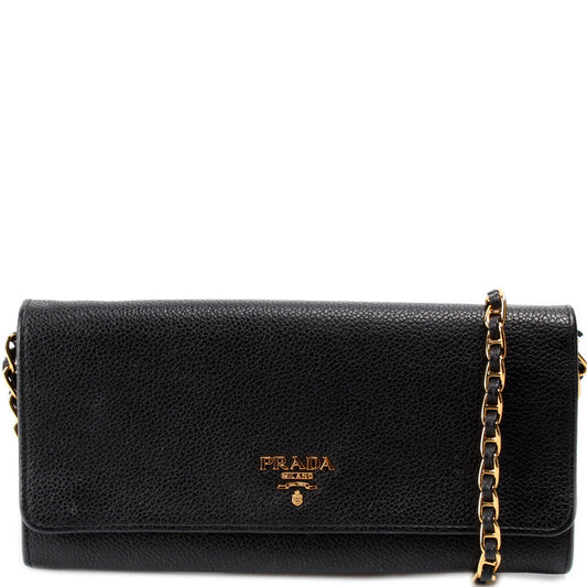 Prada WOC Vitello Grain Leather Bag