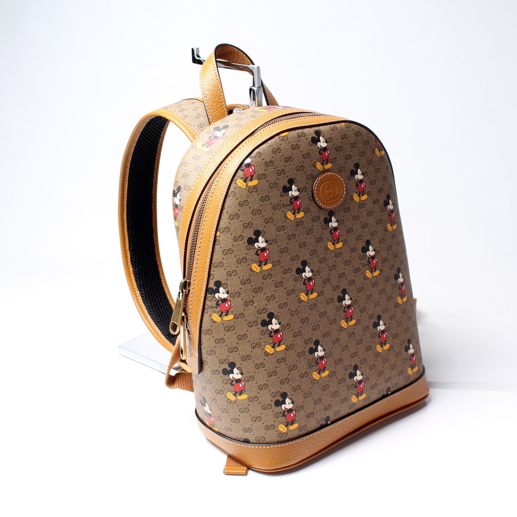 Gucci 552884 Disney X Mickey GG Supreme Backpack Small Bag