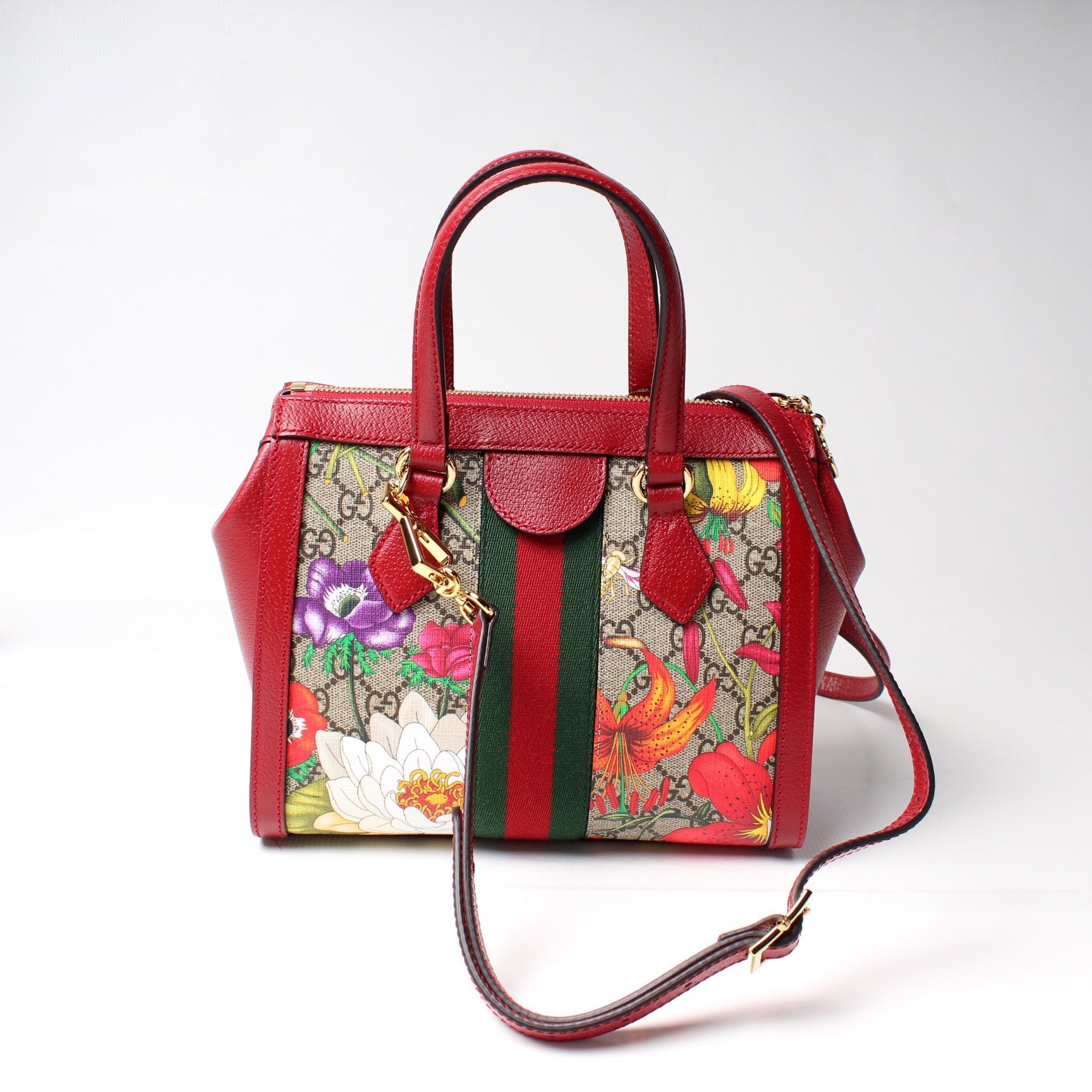 Gucci 547551 Ophidia Small Tote Flora Bag