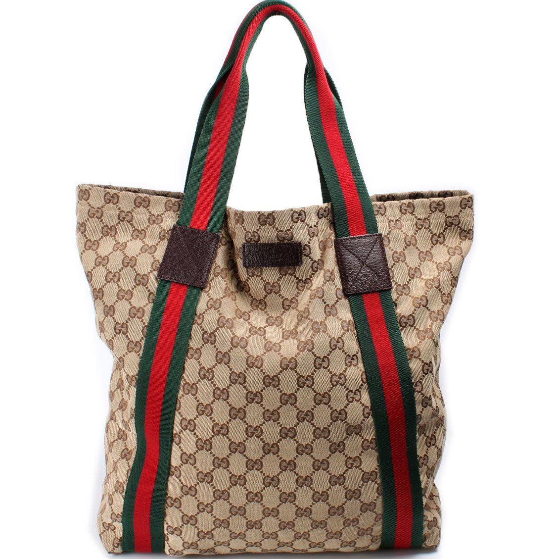 Gucci 189669 GG Canvas Tote Bag