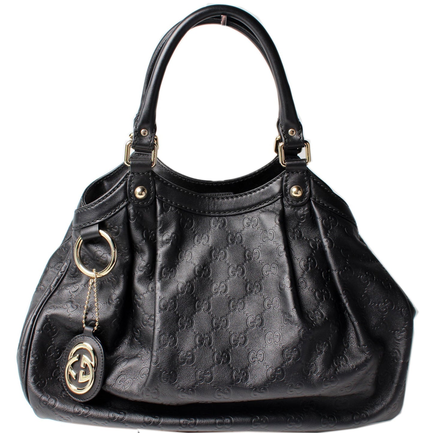 Gucci 211944 Sukey GG Leather Medium Bag