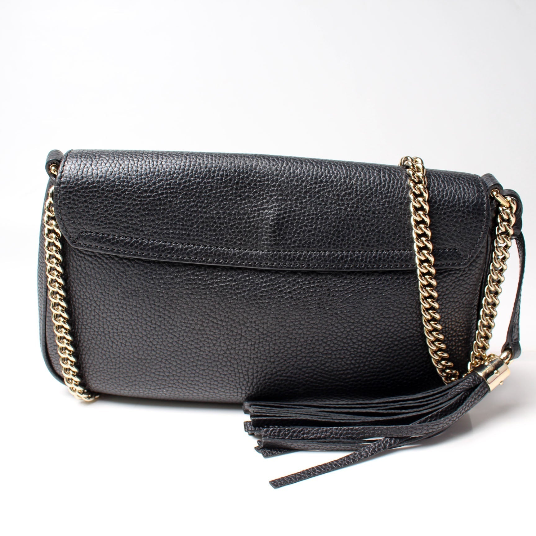 Gucci 536224 Soho Chain Tassel Flap Bag