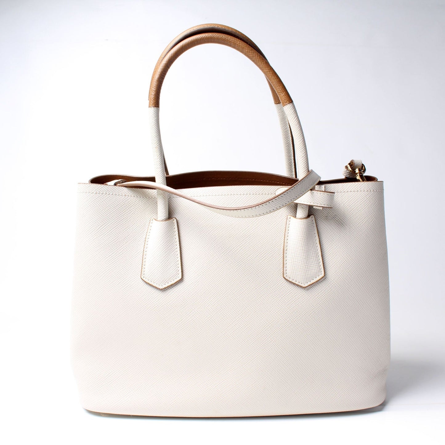 Prada Saffiano Cuir Double Medium Bag - Style 6