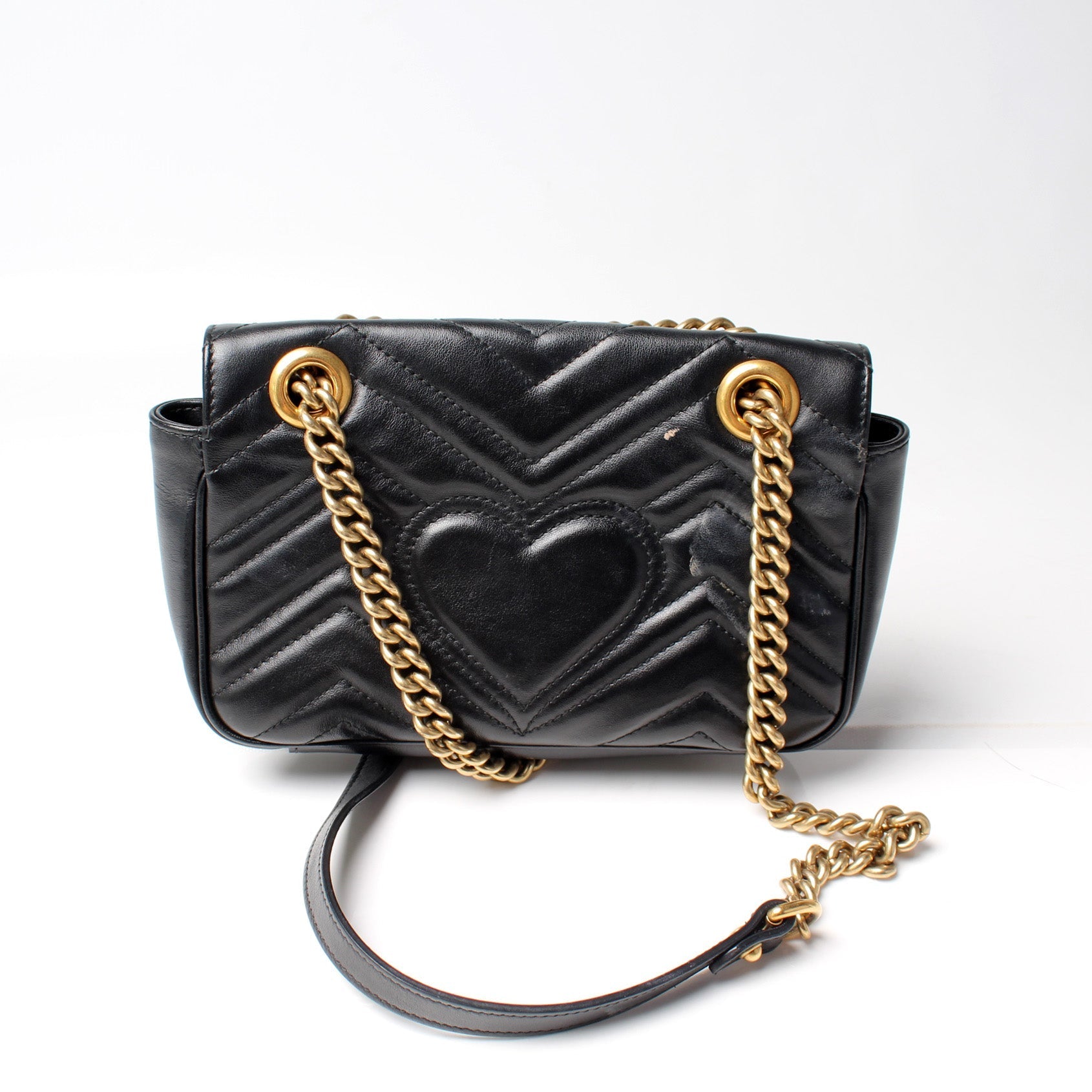 Gucci 446744 Marmont Shoulder Mini Flap Bag
