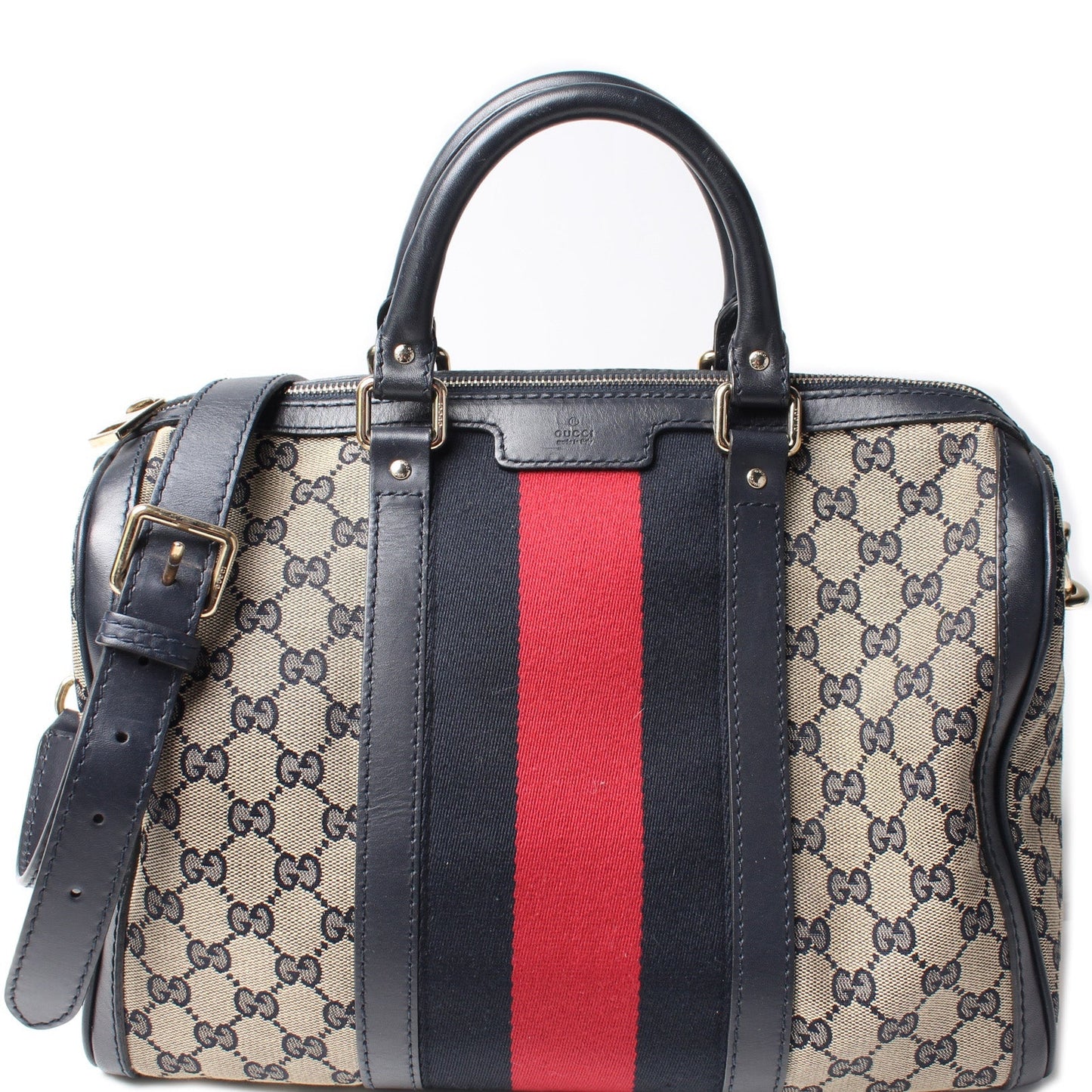 Gucci 247205 Boston Canvas Bag