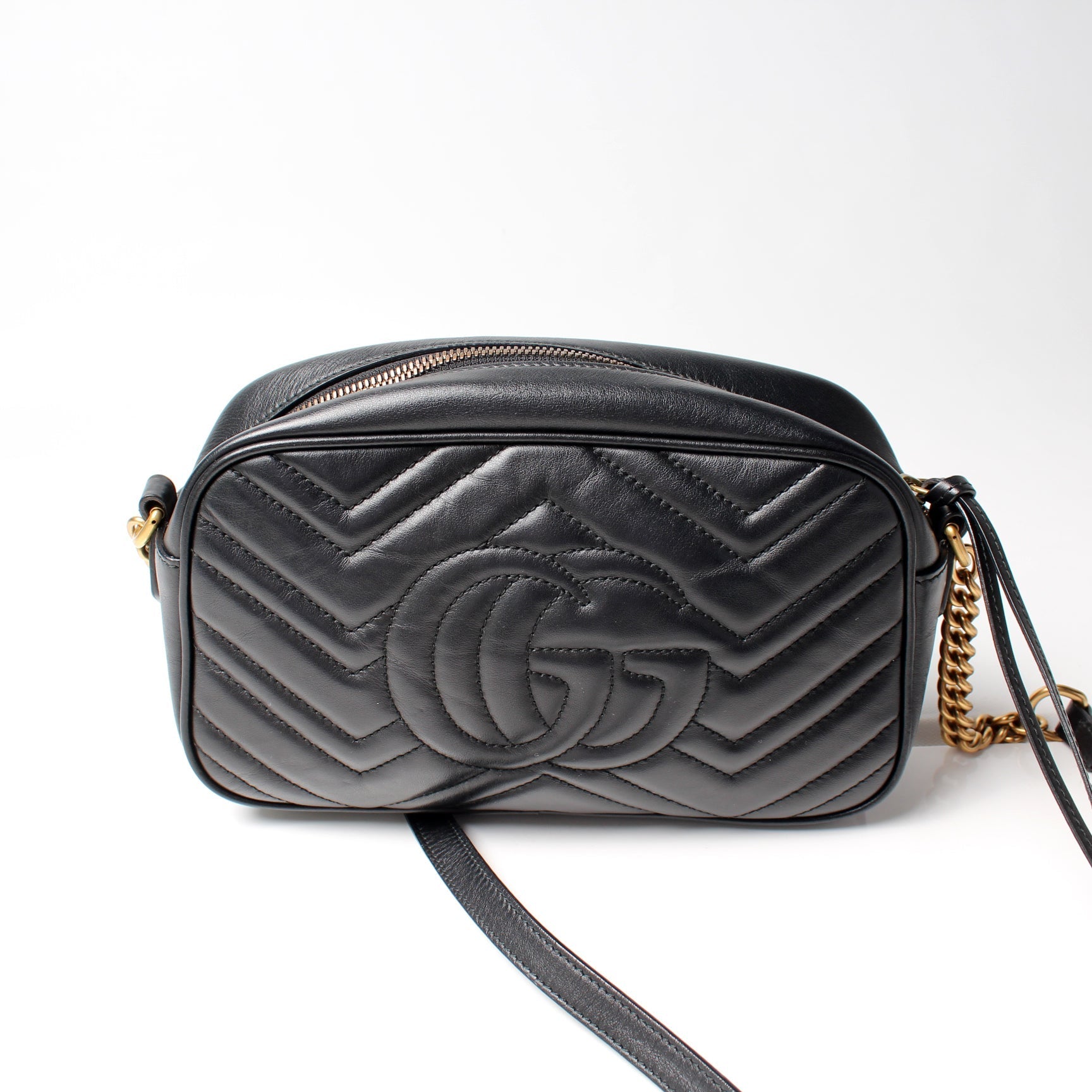 Gucci 447632 Marmont Small Leather Camera Bag
