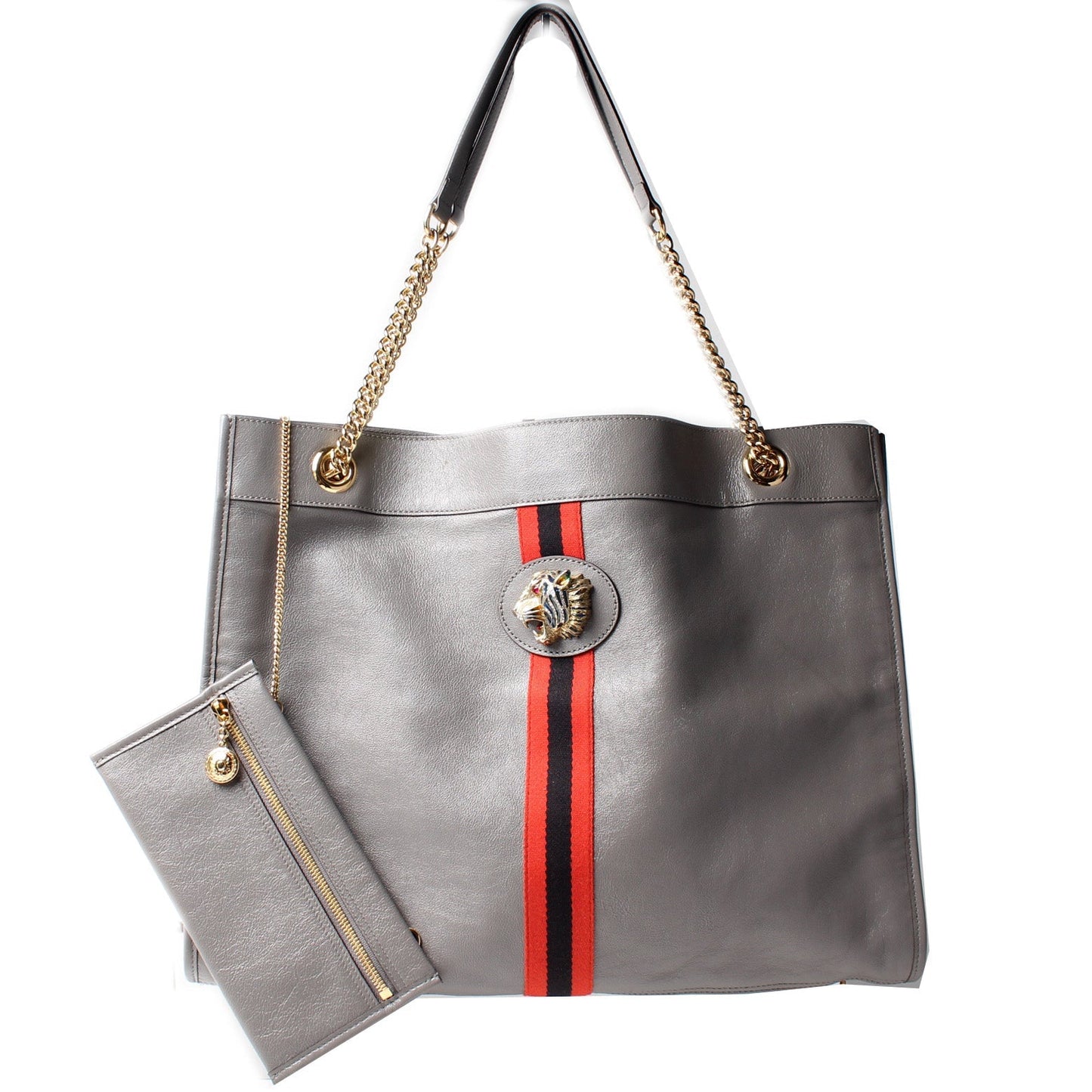 Gucci 537219 Rajah Tote Leather Bag