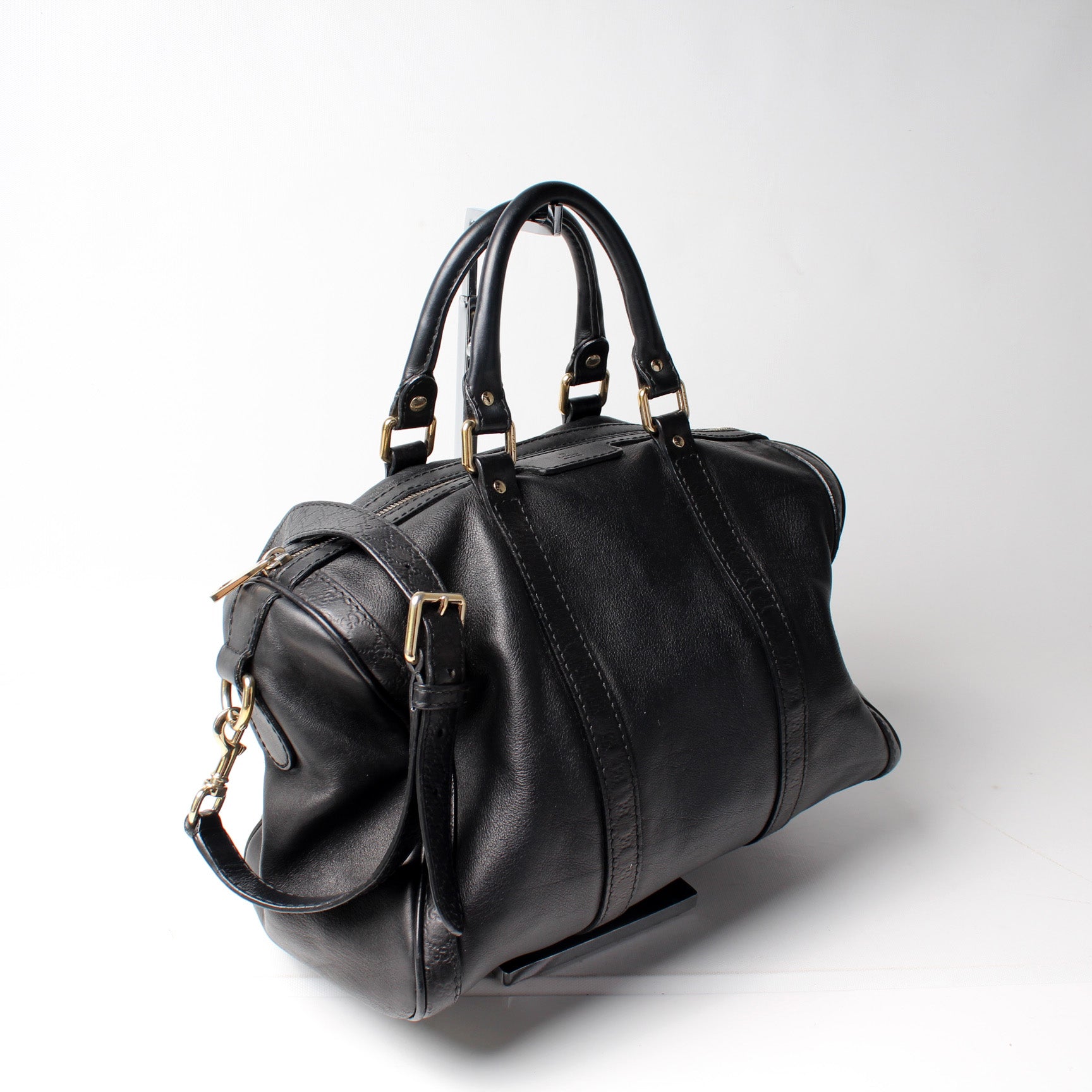 Gucci 247205 Boston Leather Bag