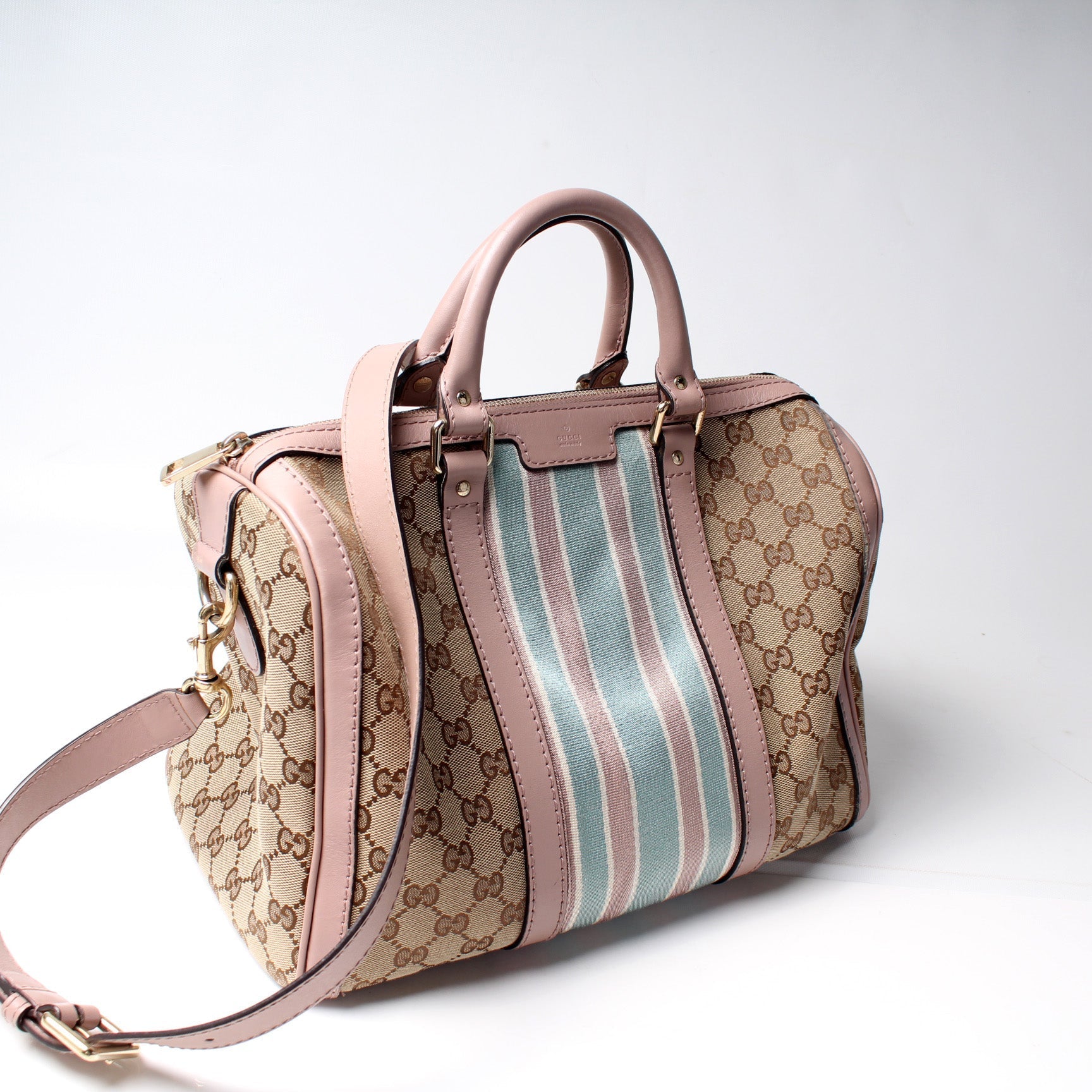 Gucci 247205 Boston Canvas Bag
