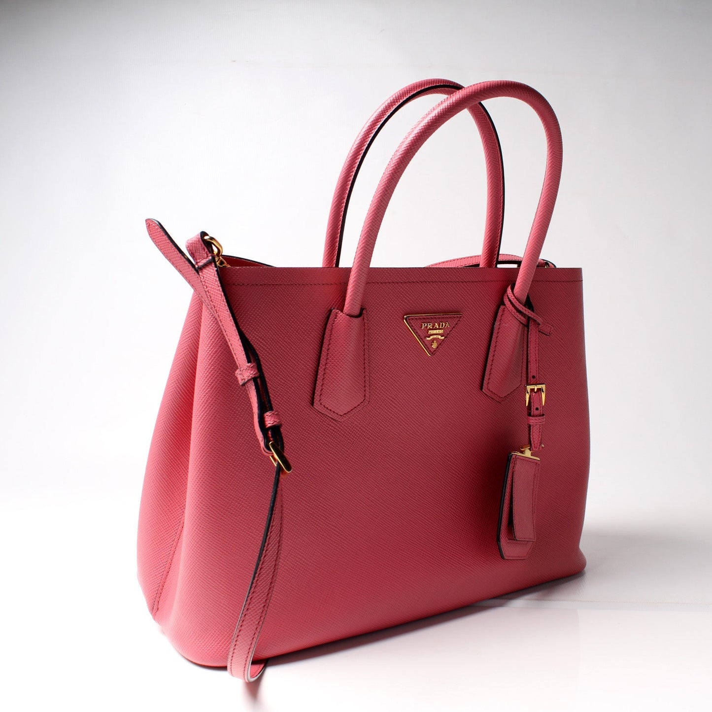 Prada Saffiano Cuir Double Medium Bag - Style 2