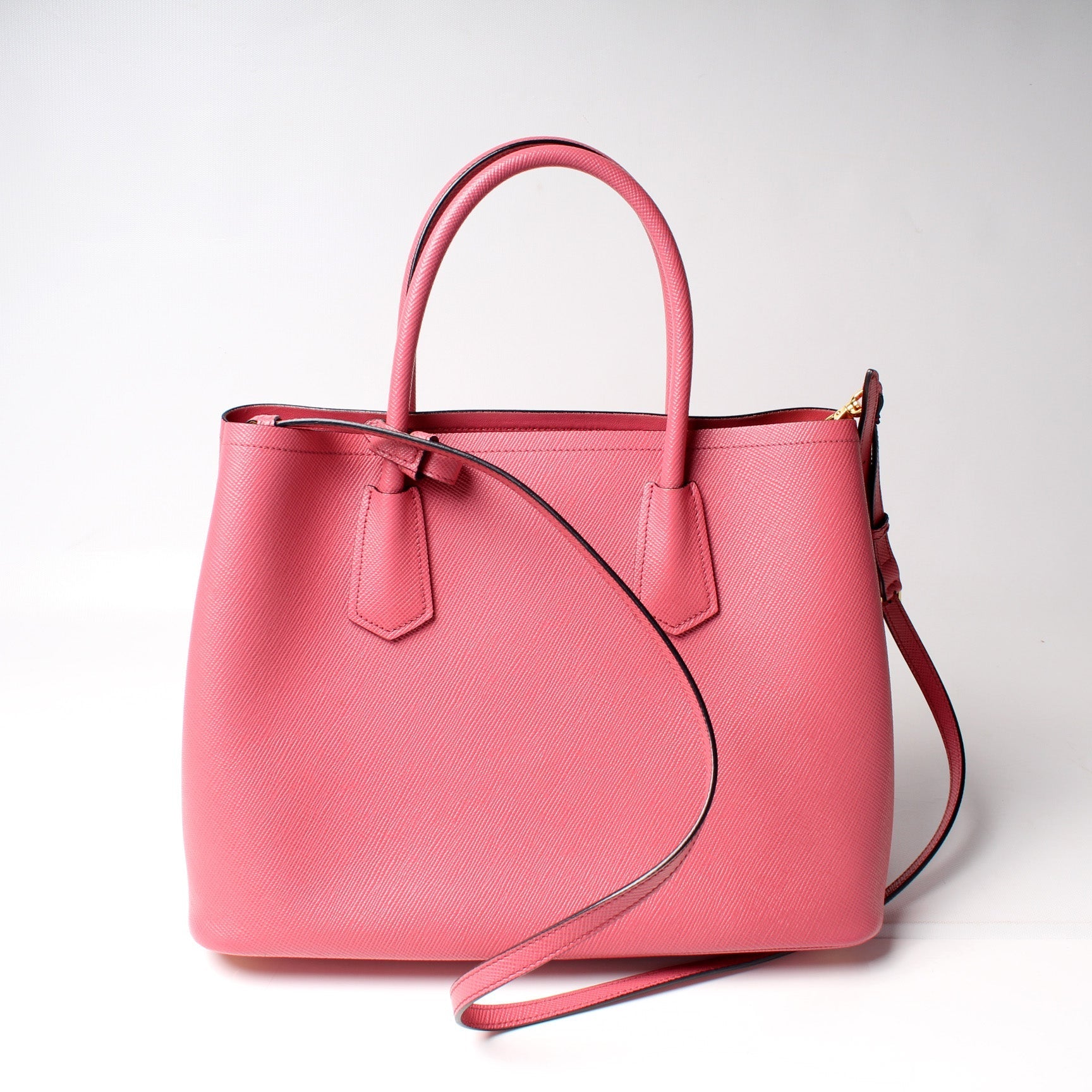 Prada Saffiano Cuir Double Medium Bag - Style 2