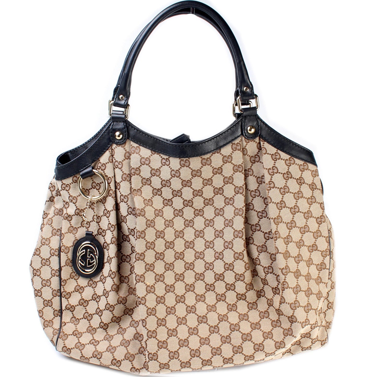 Gucci 211943 Sukey GG Canvas Large Bag