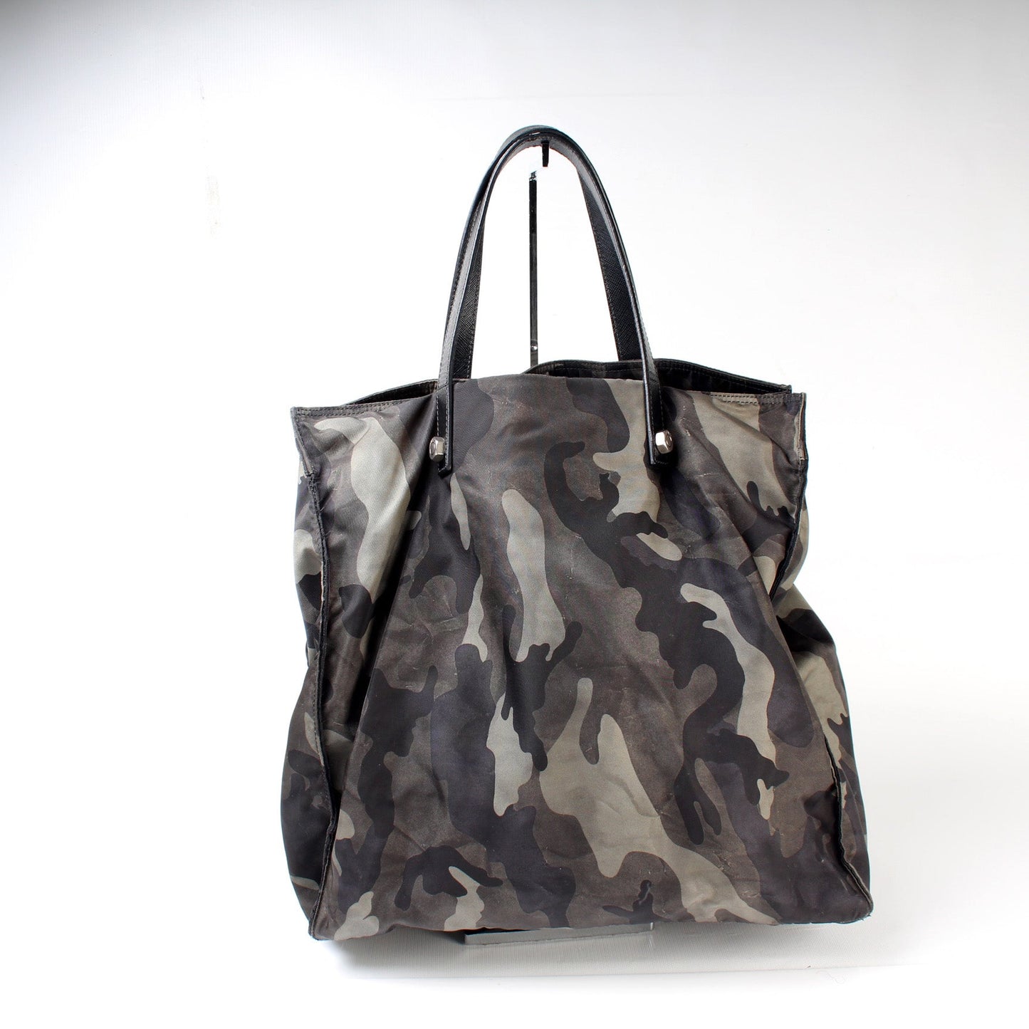 Prada Nylon Skull Tote Bag