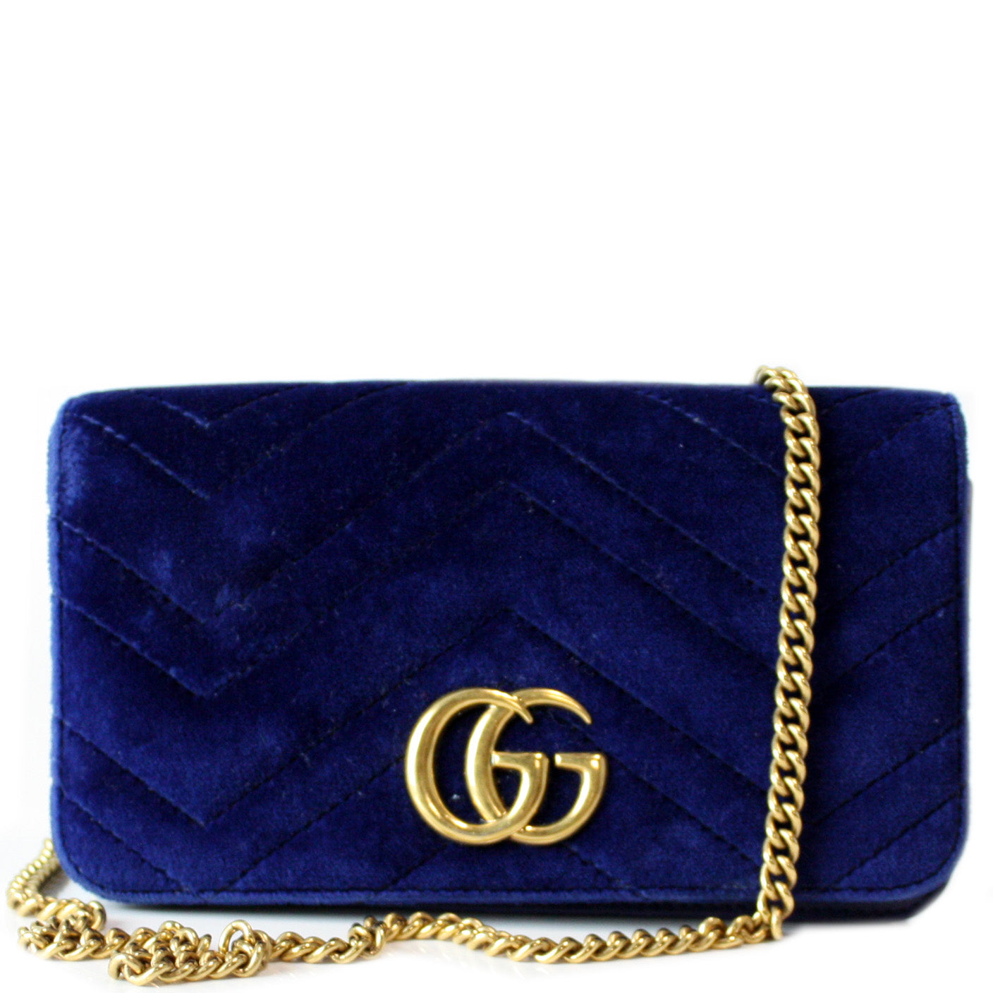 Gucci 488426 GG Marmont Mini Velvet Bag