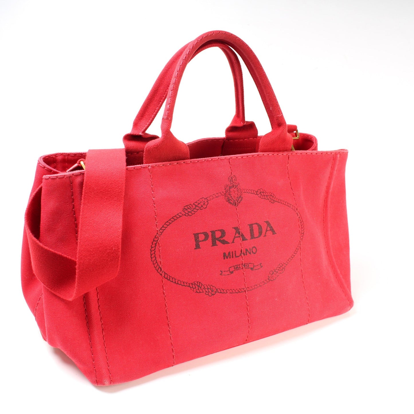 Prada Canapa Canvas Medium Tote Bag - Style 3