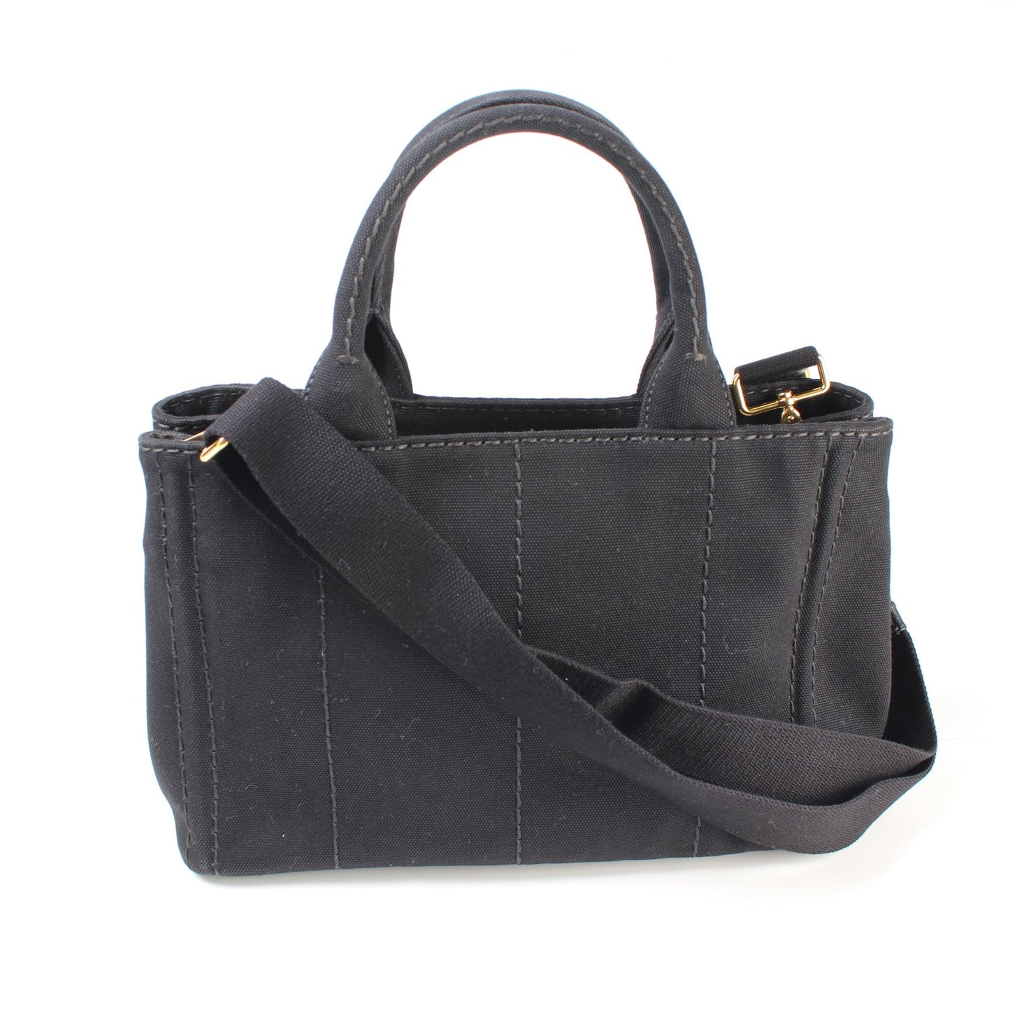 Prada Canapa Canvas Small Tote Bag - Style 4