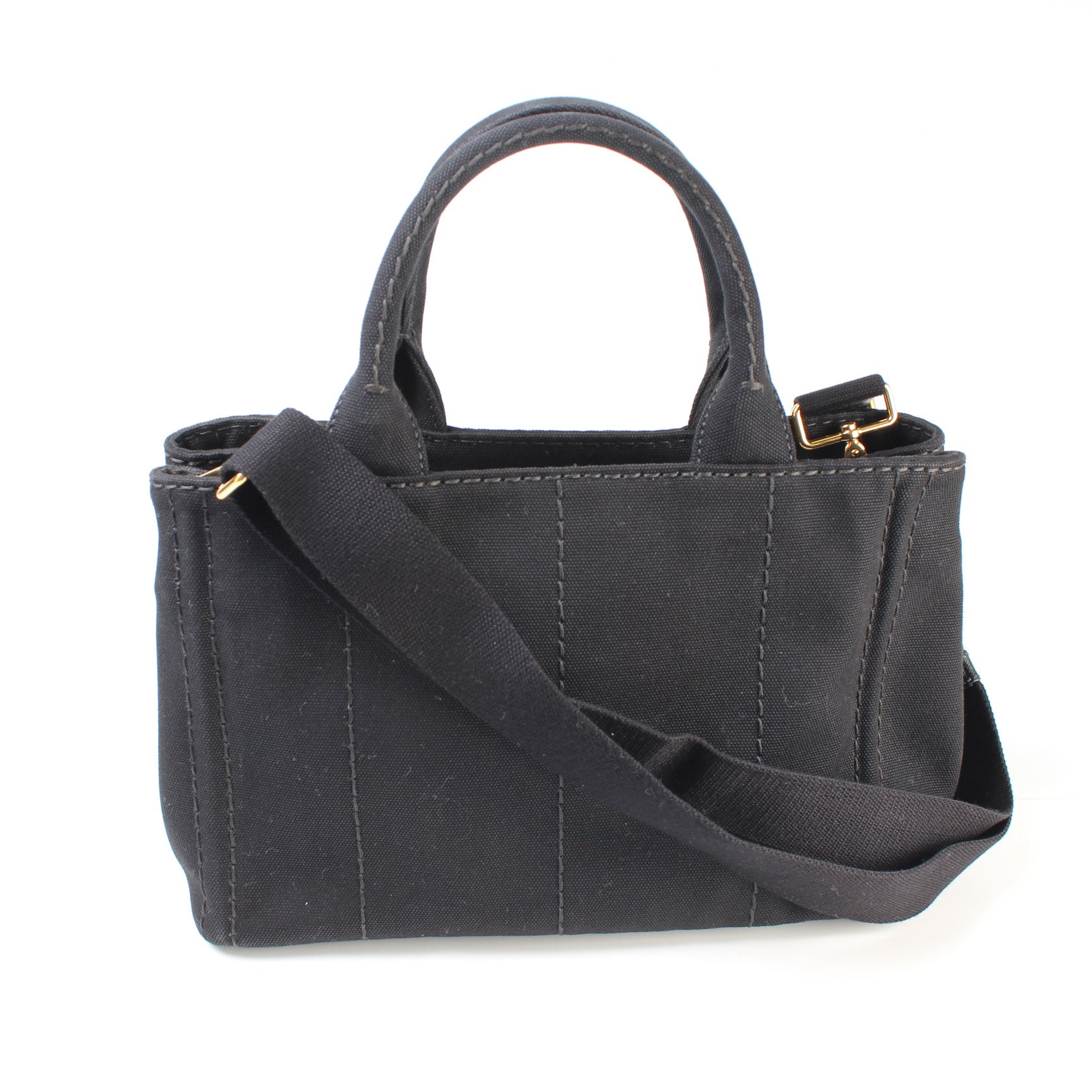 Prada Canapa Canvas Small Tote Bag - Style 4