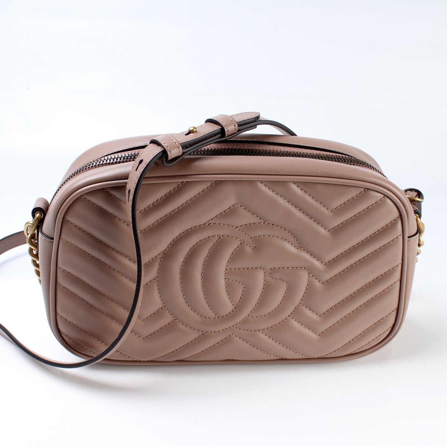 Gucci 447632 Marmont Small Leather Camera Bag