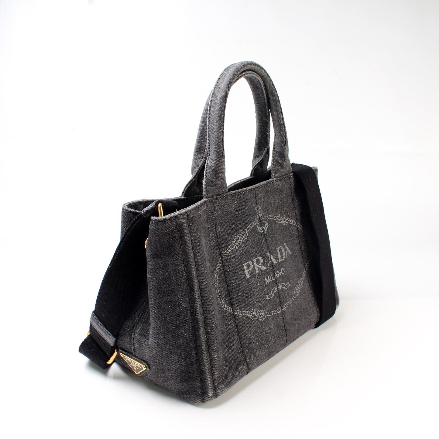 Prada Canapa Canvas Small Tote Bag - Style 5