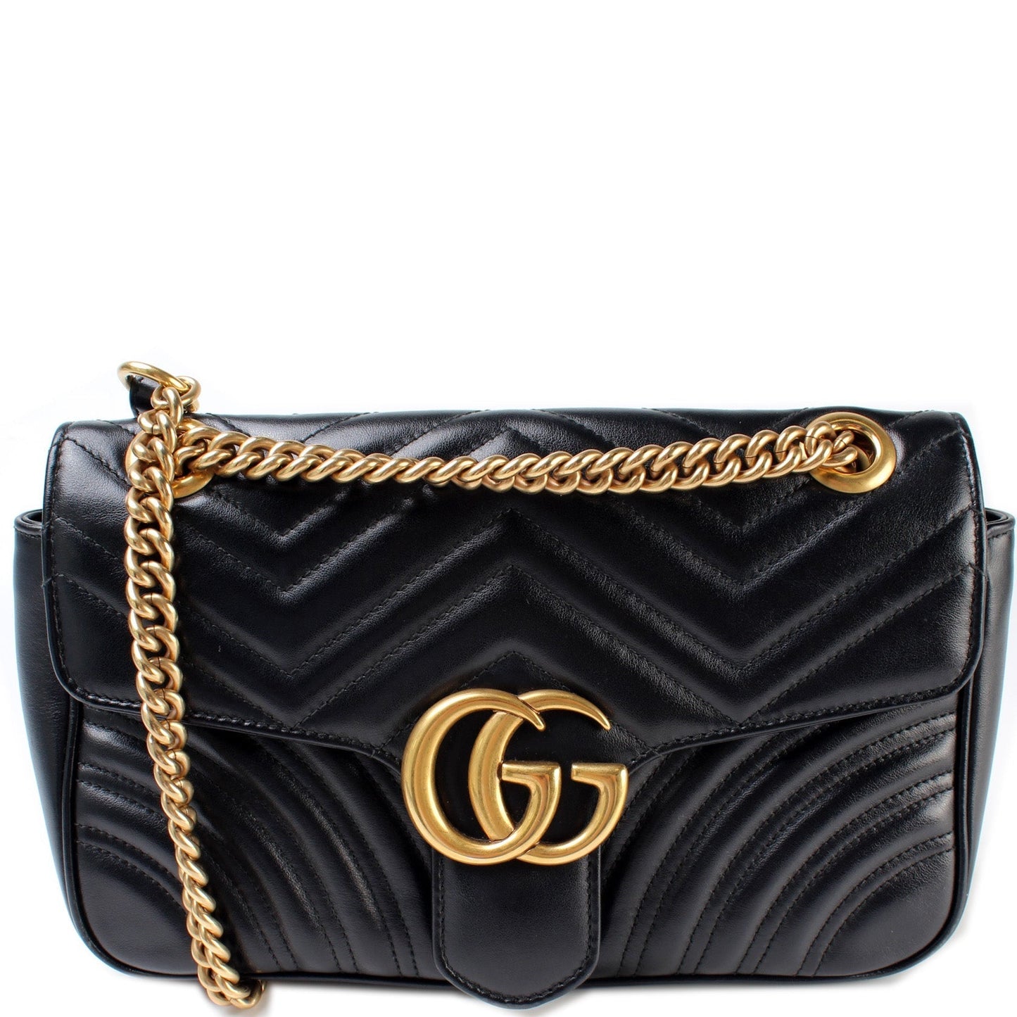 Gucci 443497 GG Marmont Shoulder Small Flap Bag