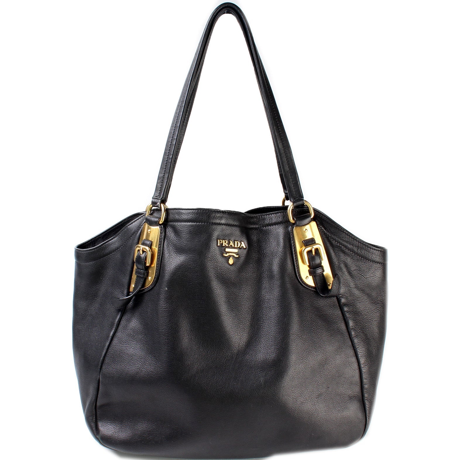 Prada Soft Calf Shoulder Bag