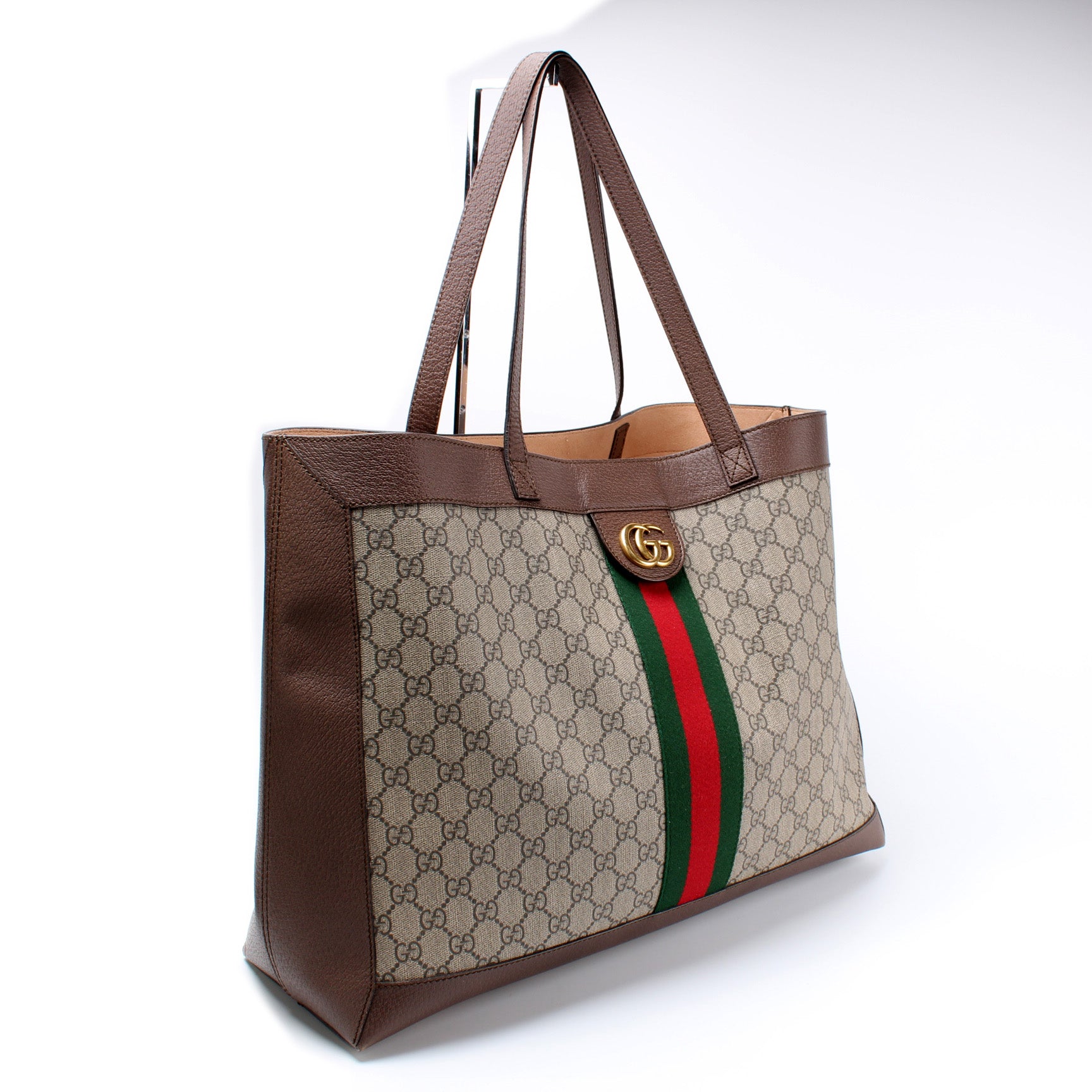 Gucci 547947 Ophidia GG Supreme Medium Disney 3 Little Pigs Tote Bag