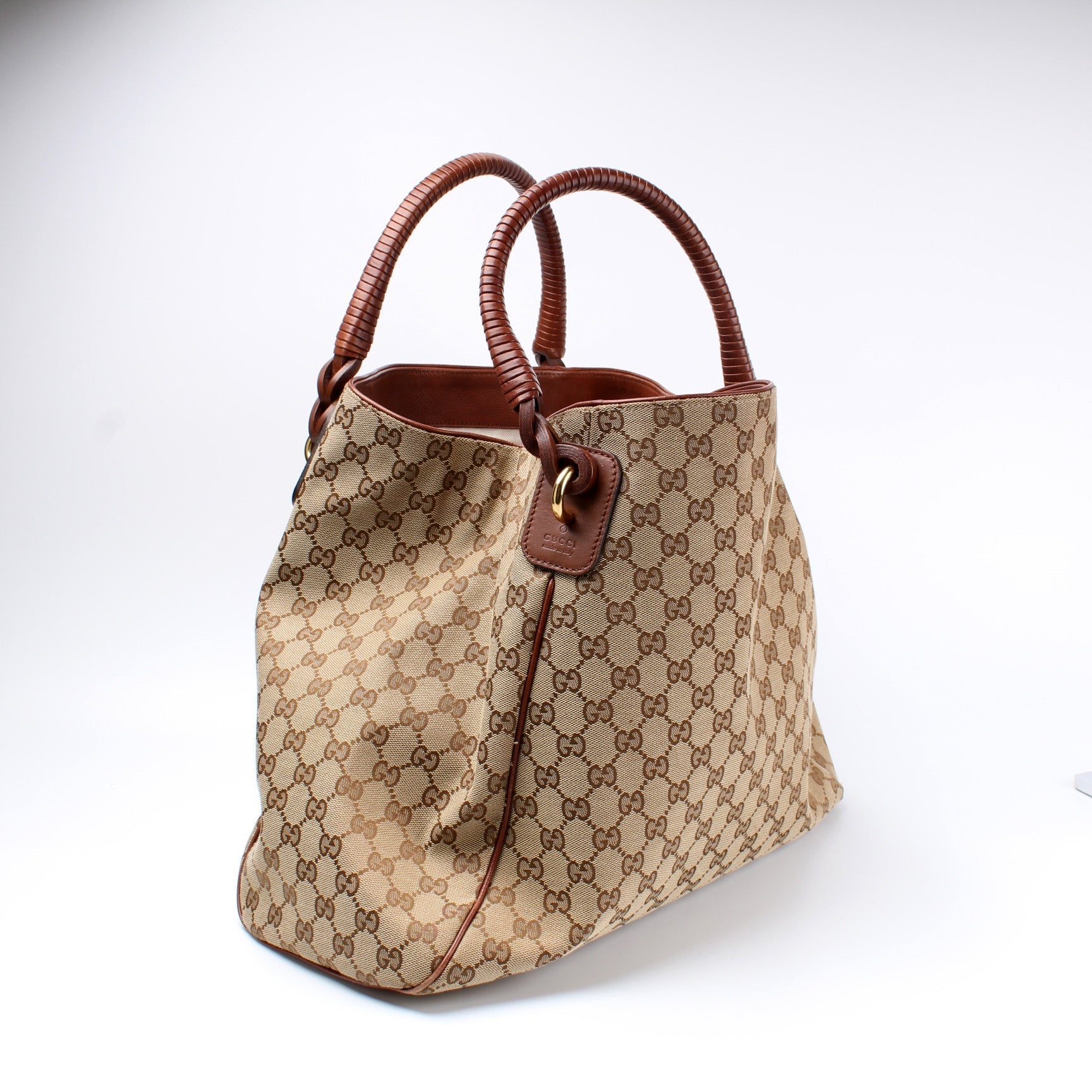 Gucci 323666 GG Canvas Tote Large Bag