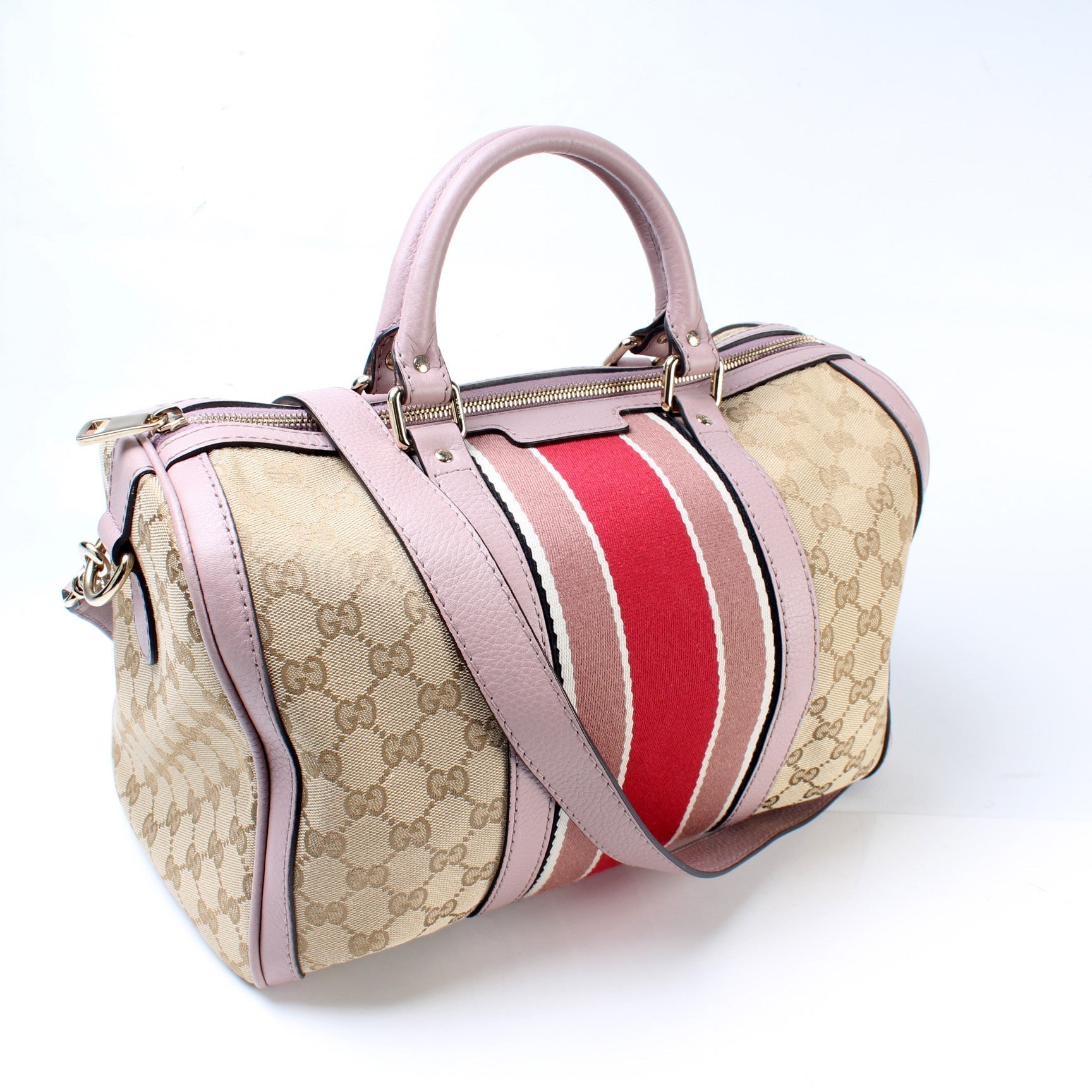 Gucci 247205 Boston Canvas Bag